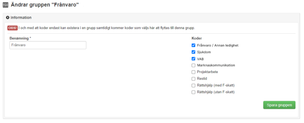 bild som illustrerar när man skapar en ny kodgrupp