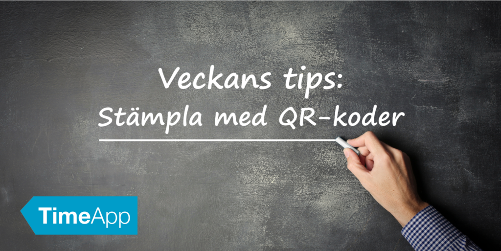 Veckans tips, Skanna QR-koder