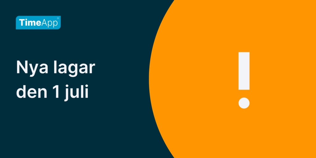 Nya lagar den 1 juli