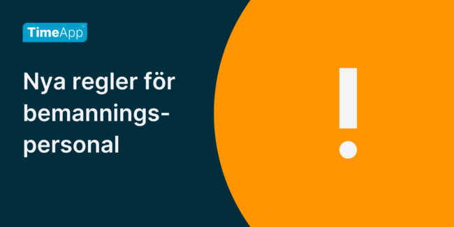 Nya regler för bemanningspersonal