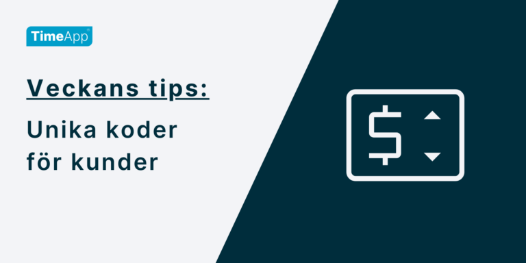 Unika koder för kunder